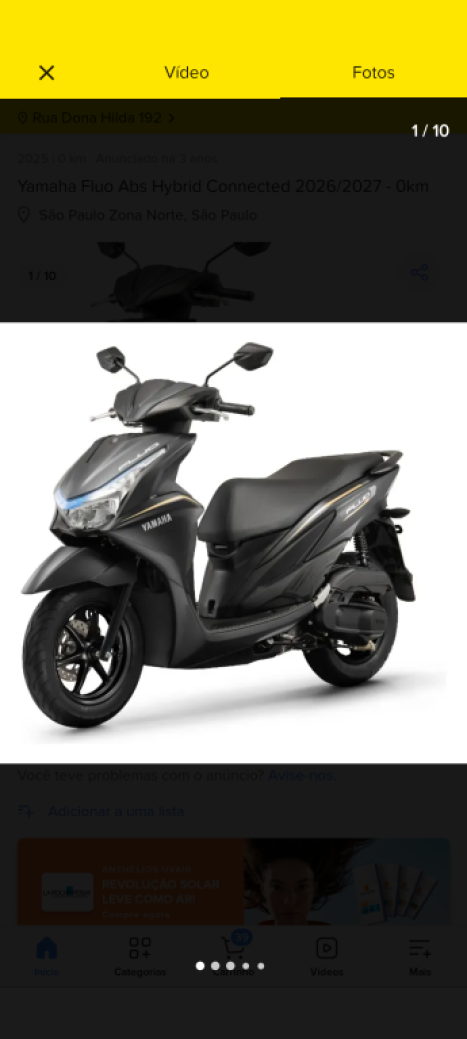 YAMAHA Fluo 125 ABS, Foto 2