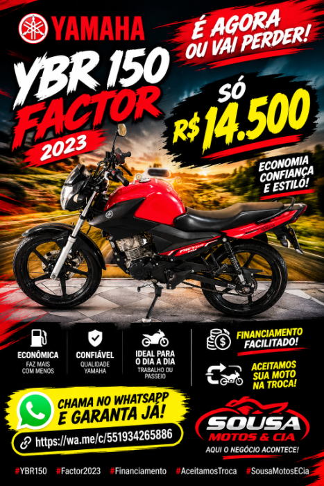YAMAHA YBR 150 FACTOR ED FLEX, Foto 3