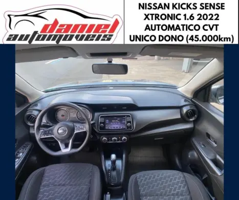 NISSAN Kicks 1.6 16V 4P FLEXSTART SENSE XTRONIC AUTOMTICO CVT, Foto 9