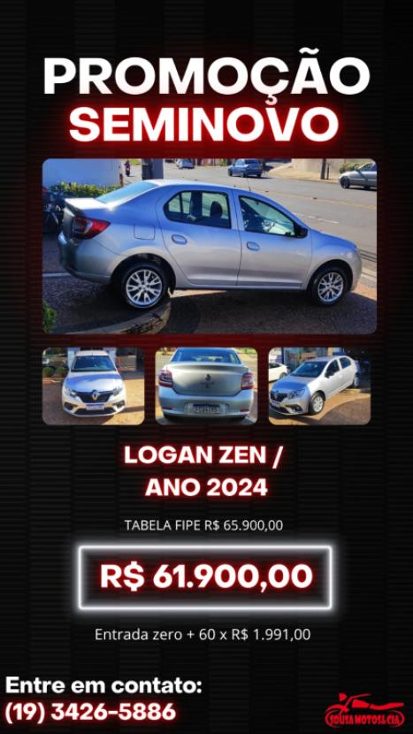 RENAULT Logan 1.0 12V 4P FLEX SCE ZEN, Foto 1
