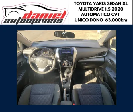 TOYOTA Yaris Sedan 1.5 16V 4P FLEX XL MULTIDRIVE AUTOMTICO CVT, Foto 11