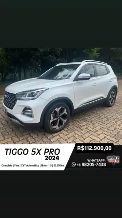 CHERY Tiggo 5X Pro 1.5 16V 4P VVT TURBO iFLEX AUTOMÁTICO CVT