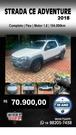 FIAT Strada 1.8 16V FLEX ADVENTURE CABINE ESTENDIDA