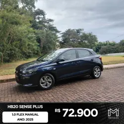 HYUNDAI HB 20 Hatch 1.0 12V 4P FLEX SENSE PLUS