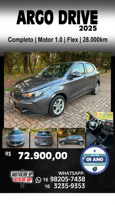 FIAT Argo 1.0 4P FLEX FIREFLY DRIVE, Foto 6
