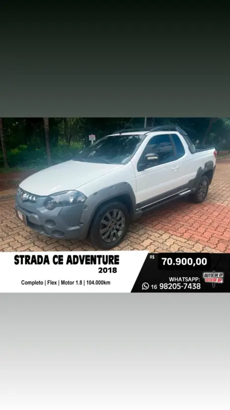 FIAT Strada 1.8 16V FLEX ADVENTURE CABINE ESTENDIDA, Foto 12