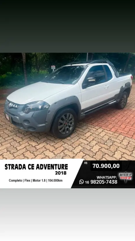 FIAT Strada 1.8 16V FLEX ADVENTURE CABINE ESTENDIDA, Foto 13