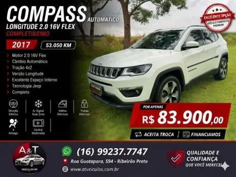 JEEP Compass 1.3 16V 4P FLEX LONGITUDE 80 ANOS T270 TURBO AUTOM�TICO, Foto 1