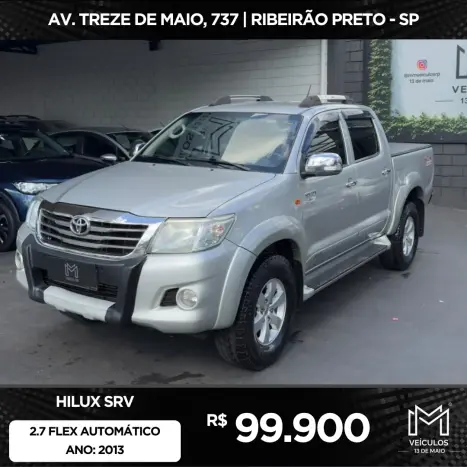 TOYOTA Hilux Caminhonete 2.7 16V 4P SRV FLEX 4X4  CABINE DUPLA AUTOMÁTICO, Foto 10