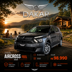 CITROEN C3 Aircross 1.0 12V 4P FLEX FEEL TURBO 200 AUTOM�TICO CVT