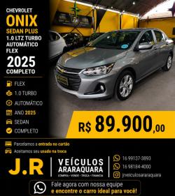 CHEVROLET Onix Sedan 1.0 12V 4P FLEX LTZ PLUS TURBO AUTOM�TICO