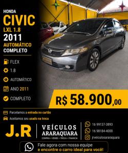 HONDA Civic 1.8 16V 4P FLEX LXL SE AUTOM�TICO