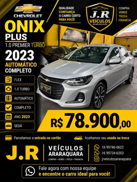 CHEVROLET Onix Sedan 1.0 12V 4P FLEX PREMIER PLUS TURBO AUTOMÁTICO, Foto 1