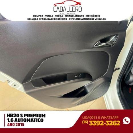 HYUNDAI HB 20 Sedan 1.6 16V 4P FLEX PREMIUM AUTOMÁTICO, Foto 13