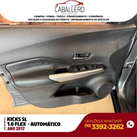 NISSAN Kicks 1.6 16V 4P FLEXSTART SL X-TRONIC AUTOMÁTICO CVT, Foto 13