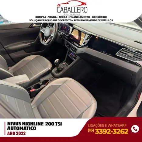 VOLKSWAGEN Nivus 1.0 4P FLEX 200 TSI HIGHLINE TURBO AUTOMÁTICO, Foto 12