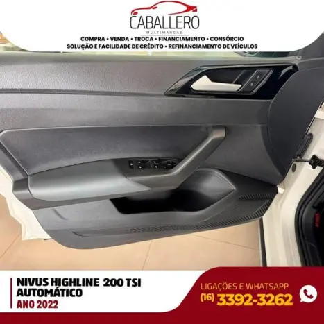 VOLKSWAGEN Nivus 1.0 4P FLEX 200 TSI HIGHLINE TURBO AUTOMÁTICO, Foto 13