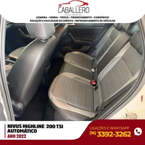VOLKSWAGEN Nivus 1.0 4P FLEX 200 TSI HIGHLINE TURBO AUTOMÁTICO, Foto 14