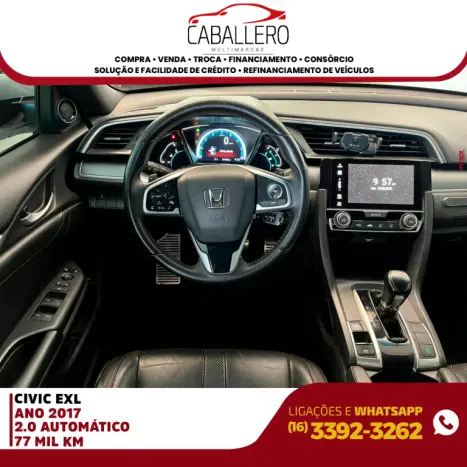HONDA Civic 2.0 16V 4P EXL FLEX  AUTOMTICO CVT, Foto 9