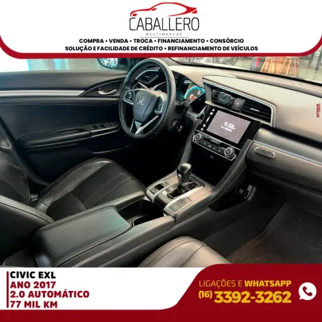 HONDA Civic 2.0 16V 4P EXL FLEX  AUTOMTICO CVT, Foto 13