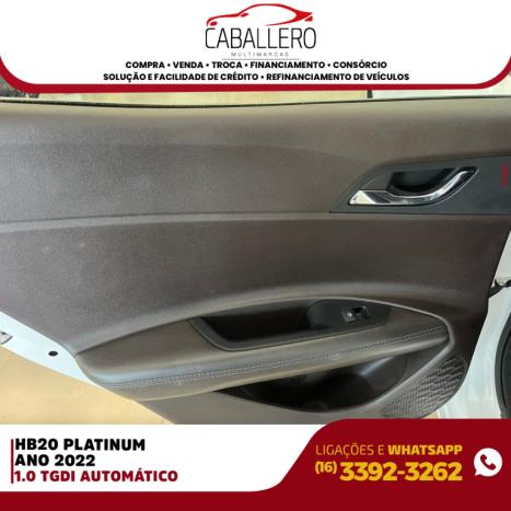 HYUNDAI HB 20 Hatch 1.0 12V 4P FLEX TGDI TURBO DIAMOND PLUS AUTOMTICO, Foto 14