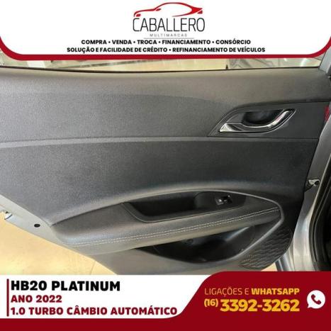 HYUNDAI HB 20 Sedan 1.0 12V 4P FLEX TGDI PLATINUM TURBO AUTOMTICO, Foto 17