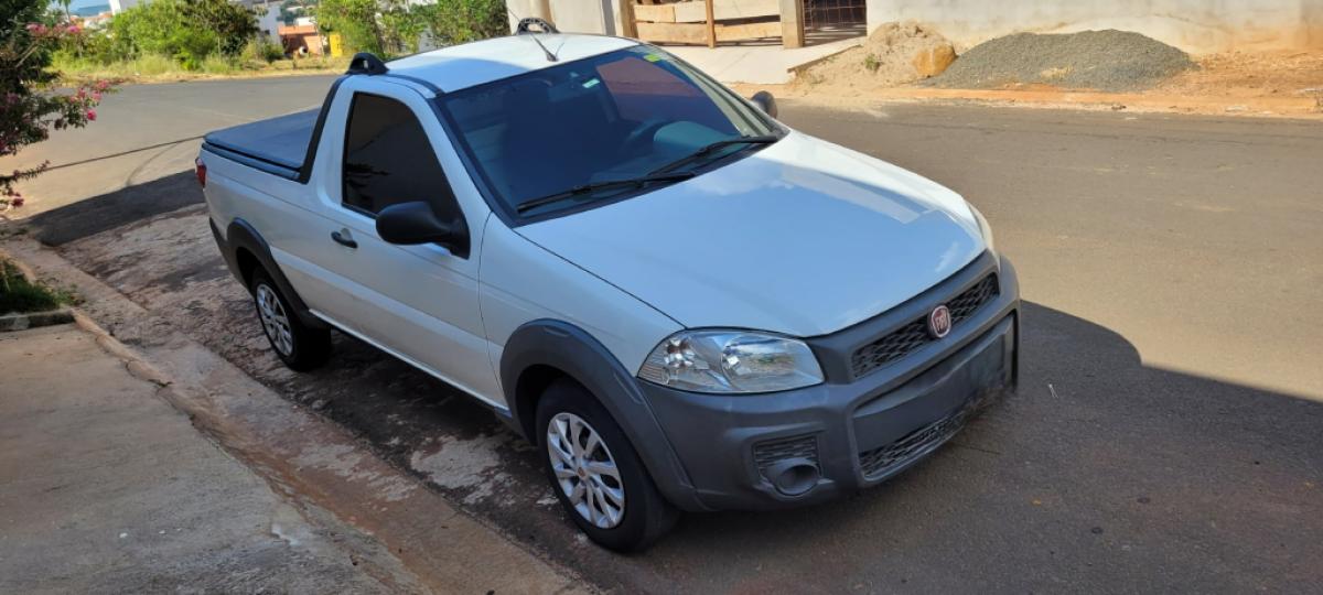 Comprar Picape Fiat Strada 1.4 Flex Hard Working Cabine Simples Branco ...