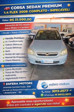 CHEVROLET Corsa Sedan 1.4 4P PREMIUM FLEX