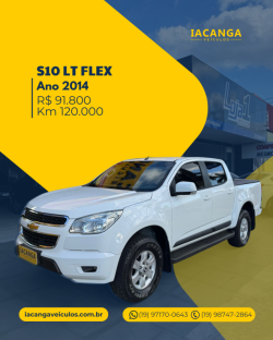 CHEVROLET S10 2.4 FLEX LT CABINE DUPLA