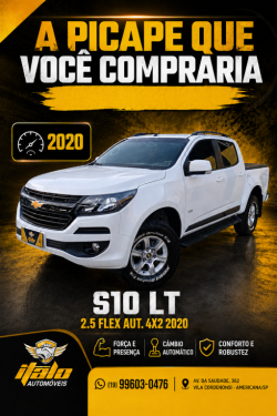 CHEVROLET S10 2.5 FLEX LT CABINE DUPLA AUTOM�TICO