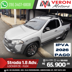 FIAT Strada 1.8 FLEX ADVENTURE LOCKER CABINE ESTENDIDA