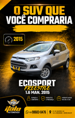 FORD Ecosport 1.6 16V 4P FREESTYLE