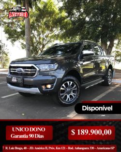 FORD Ranger 3.2 20V CABINE DUPLA 4X4 LIMITED PLUS TURBO DIESEL AUTOMTICO