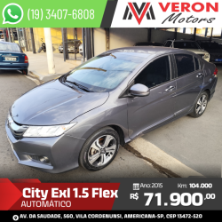 HONDA City Sedan 1.5 16V 4P EXL FLEX AUTOM�TICO