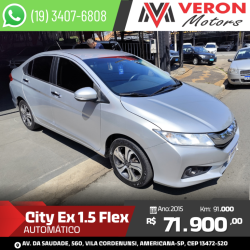 HONDA City Sedan 1.5 16V 4P EX FLEX AUTOMÁTICO