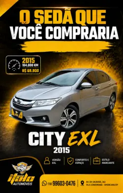 HONDA City Sedan 1.5 16V 4P EXL FLEX AUTOMÁTICO