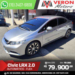 HONDA Civic 2.0 16V 4P FLEX LXR AUTOM�TICO