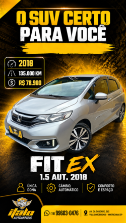 HONDA Fit 1.5 16V 4P EX FLEX AUTOMÁTICO
