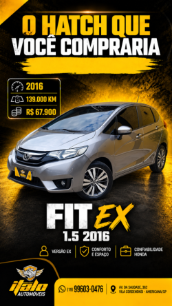 HONDA Fit 1.5 16V 4P EX FLEX AUTOMÁTICO