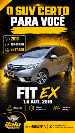 HONDA Fit 1.5 16V 4P EX FLEX AUTOMÁTICO