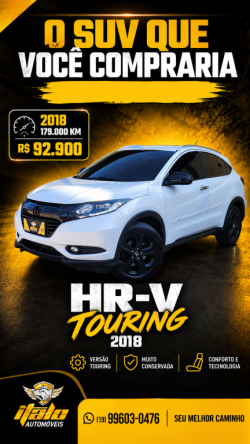 HONDA HR-V 1.8 16V 4P TOURING FLEX AUTOMÁTICO CVT