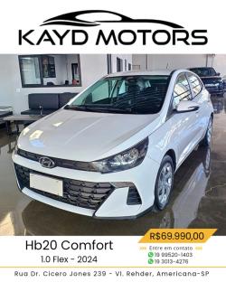 HYUNDAI HB 20 Hatch 1.0 12V 4P FLEX COMFORT