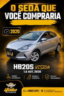 HYUNDAI HB 20 Sedan 1.6 16V 4P FLEX VISION AUTOM�TICO