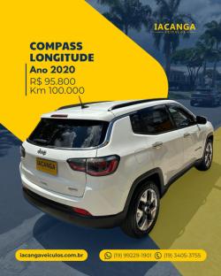 JEEP Compass 2.0 16V 4P LONGITUDE FLEX AUTOM�TICO