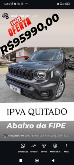 JEEP Renegade 1.3 16V 4P FLEX T270 SPORT TURBO AUTOM�TICO