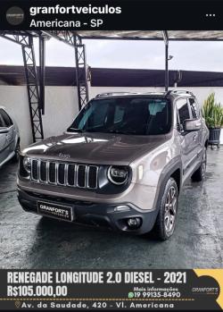JEEP Renegade 2.0 16V 4P TURBO DIESEL LONGITUDE 4X4 AUTOMTICO