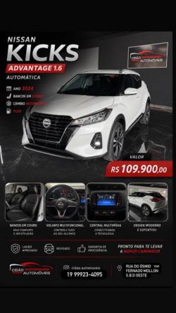 NISSAN Kicks 1.6 16V 4P FLEXSTART ADVANCE PLUS XTRONIC AUTOM�TICO CVT