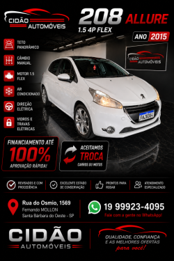 PEUGEOT 208 1.5 4P FLEX ALLURE