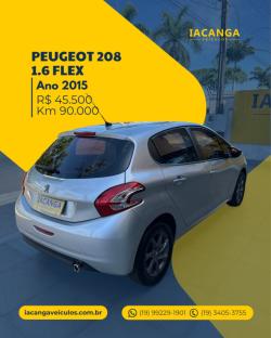 PEUGEOT 208 1.6 16V 4P FLEX ACTIVE AUTOMTICO