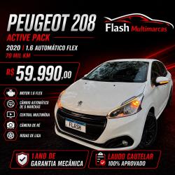 PEUGEOT 208 1.6 16V 4P FLEX ACTIVE PACK AT6 AUTOM�TICO